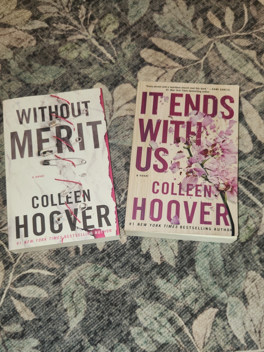 Colleen Hoover 2 Book Bundle: Without Merit And It Ends With Us